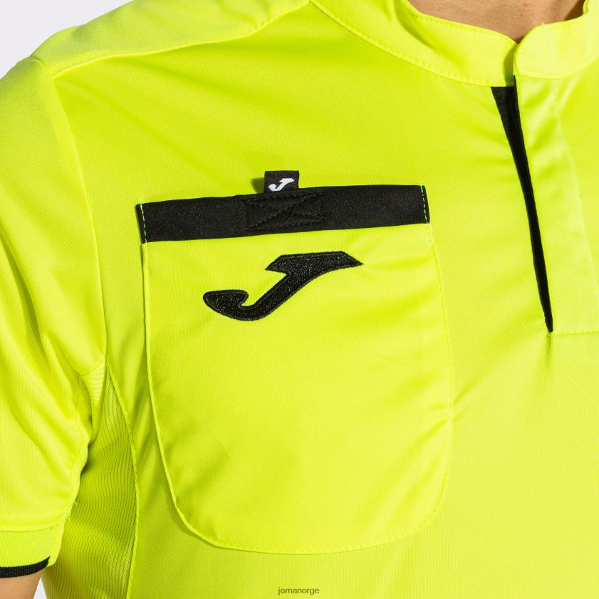 nei Joma skjorte kortermet dommer fluorescerende gul FBD0T097 menn