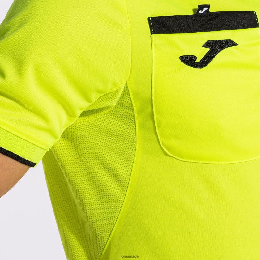 nei Joma skjorte kortermet dommer fluorescerende gul FBD0T097 menn