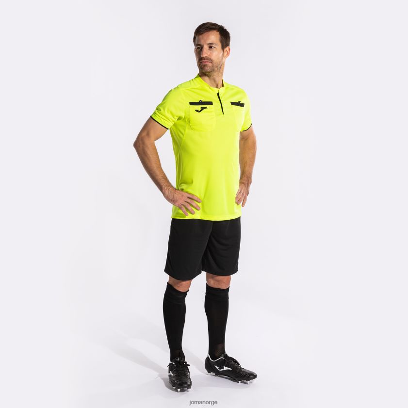 nei Joma skjorte kortermet dommer fluorescerende gul FBD0T097 menn
