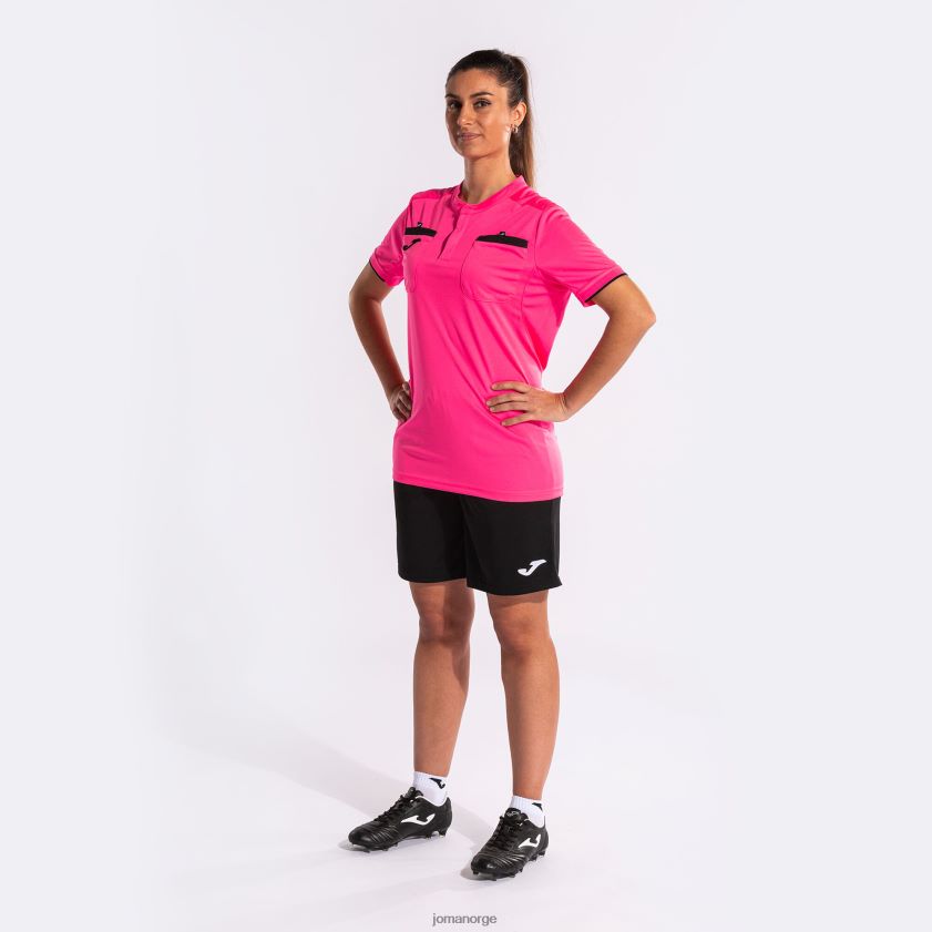 nei Joma skjorte kortermet dommer fluorescerende rosa FBD0T0555 menn