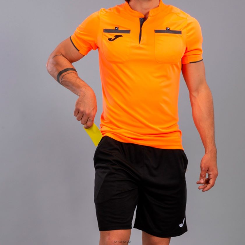 nei Joma skjorte kortermet dommer oransje FBD0T0135 menn
