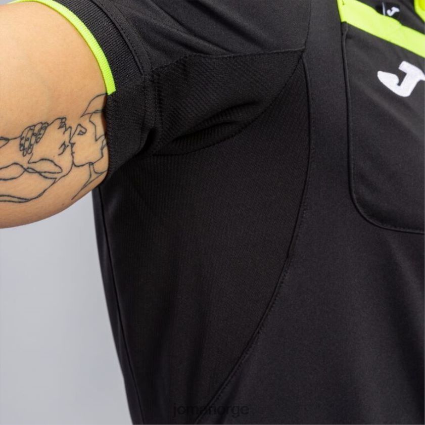 nei Joma skjorte kortermet dommer svart FBD0T01282 menn