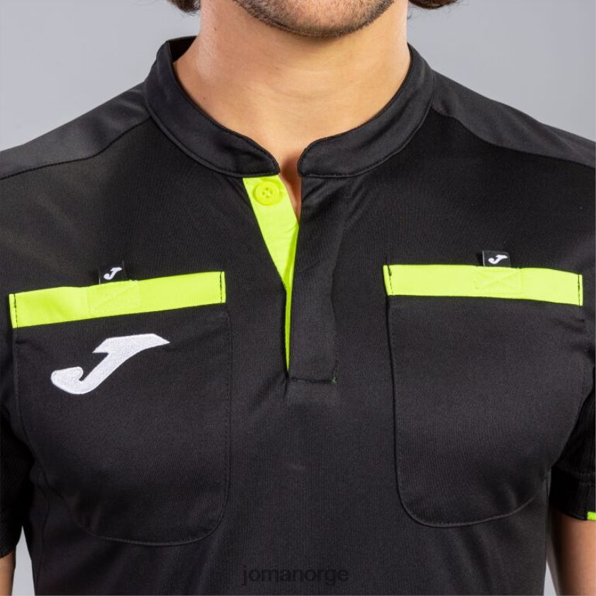 nei Joma skjorte kortermet dommer svart FBD0T01282 menn