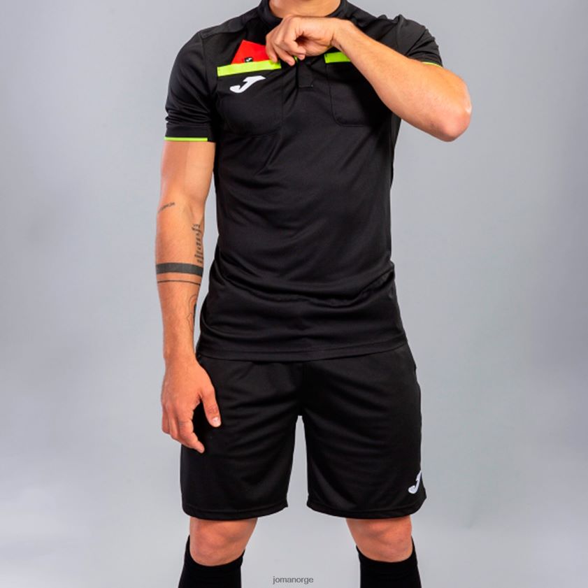 nei Joma skjorte kortermet dommer svart FBD0T01282 menn