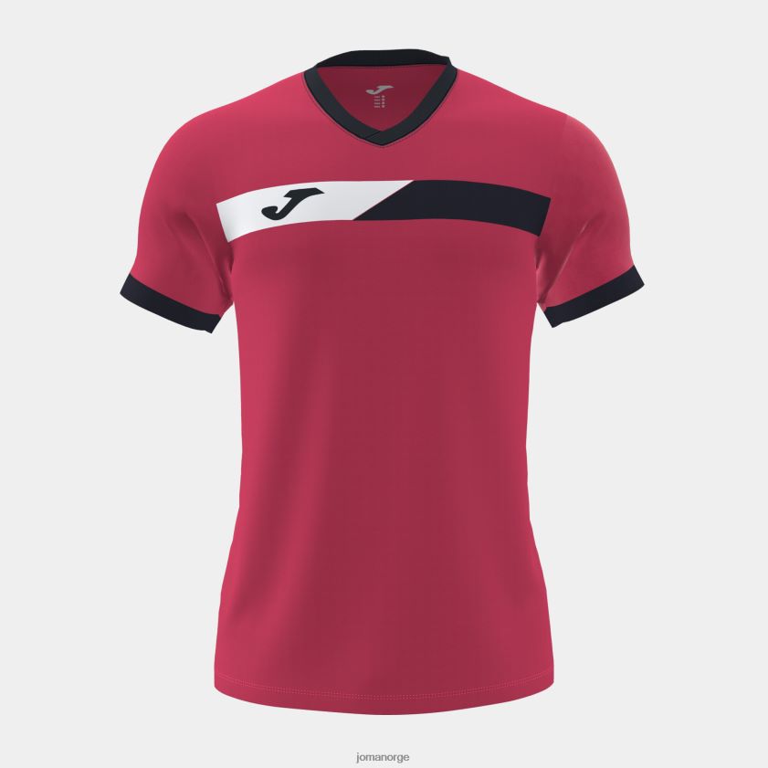 nei Joma skjorte kortermet domstol crimson marineblå hvit FBD0T0778 menn
