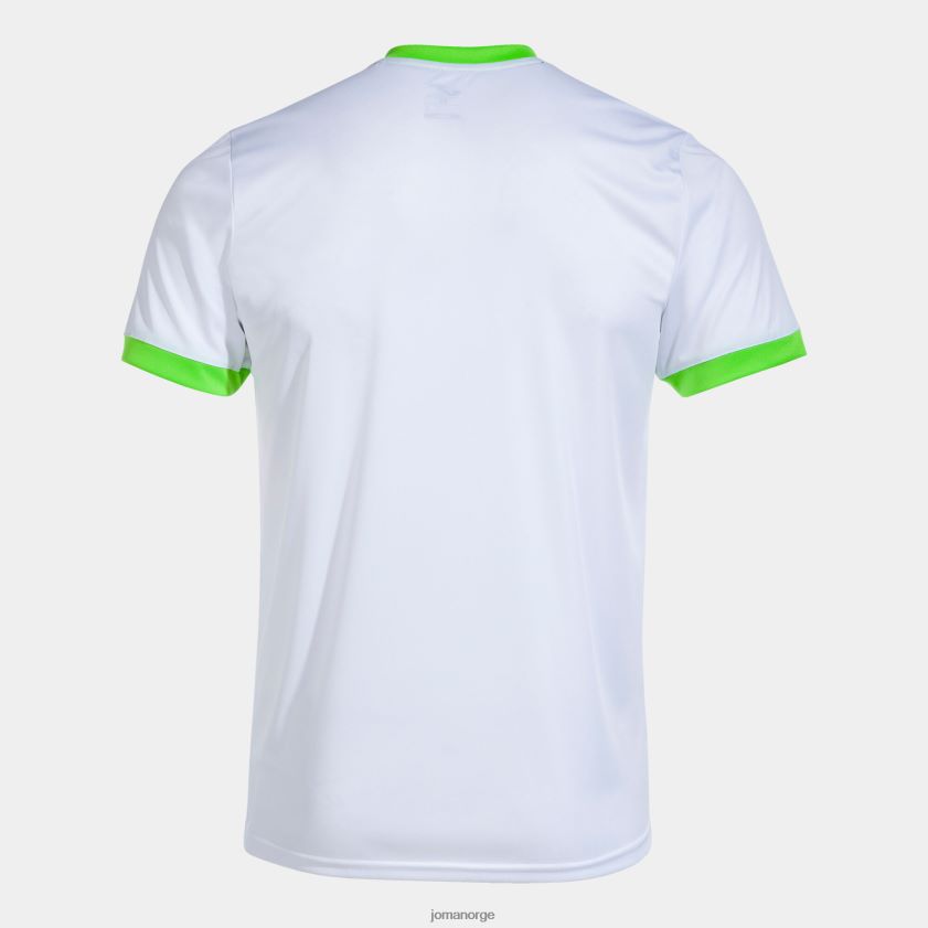 nei Joma skjorte kortermet domstol hvit fluorescerende grønn svart FBD0T03221 menn