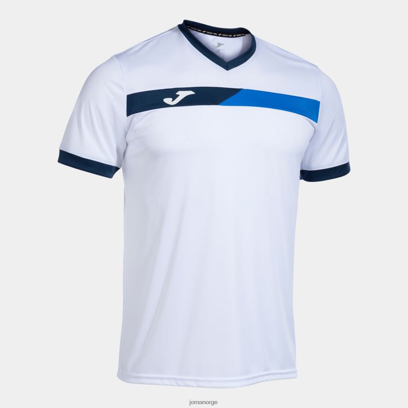 nei Joma skjorte kortermet domstol hvit kongeblå marineblå FBD0T03018 menn