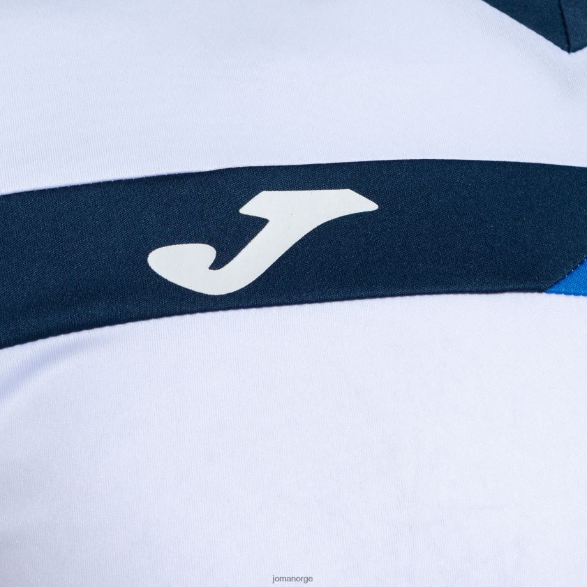 nei Joma skjorte kortermet domstol hvit kongeblå marineblå FBD0T03018 menn