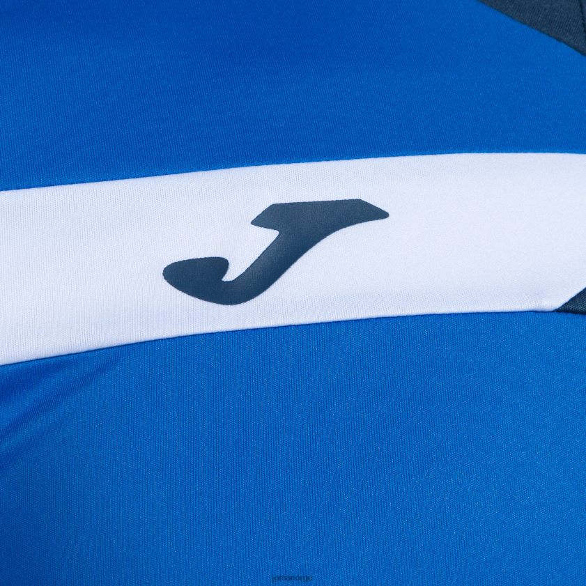 nei Joma skjorte kortermet domstol kongeblå marineblå hvit FBD0T0777 menn