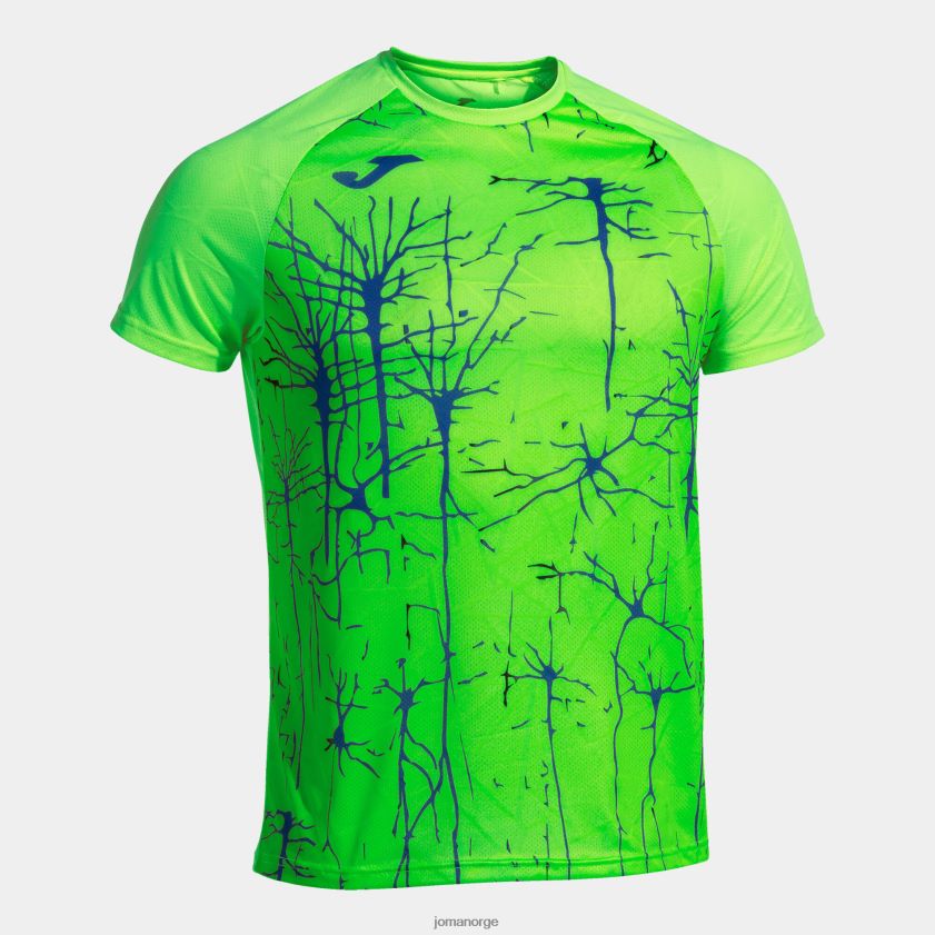nei Joma skjorte kortermet elite ix fluorescerende grønn FBD0T03519 menn