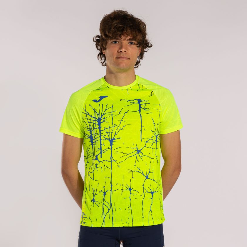 nei Joma skjorte kortermet elite ix fluorescerende gul FBD0T04328 menn