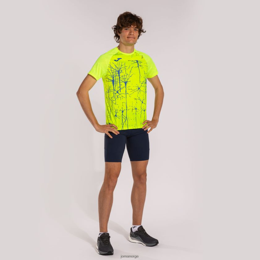 nei Joma skjorte kortermet elite ix fluorescerende gul FBD0T04328 menn