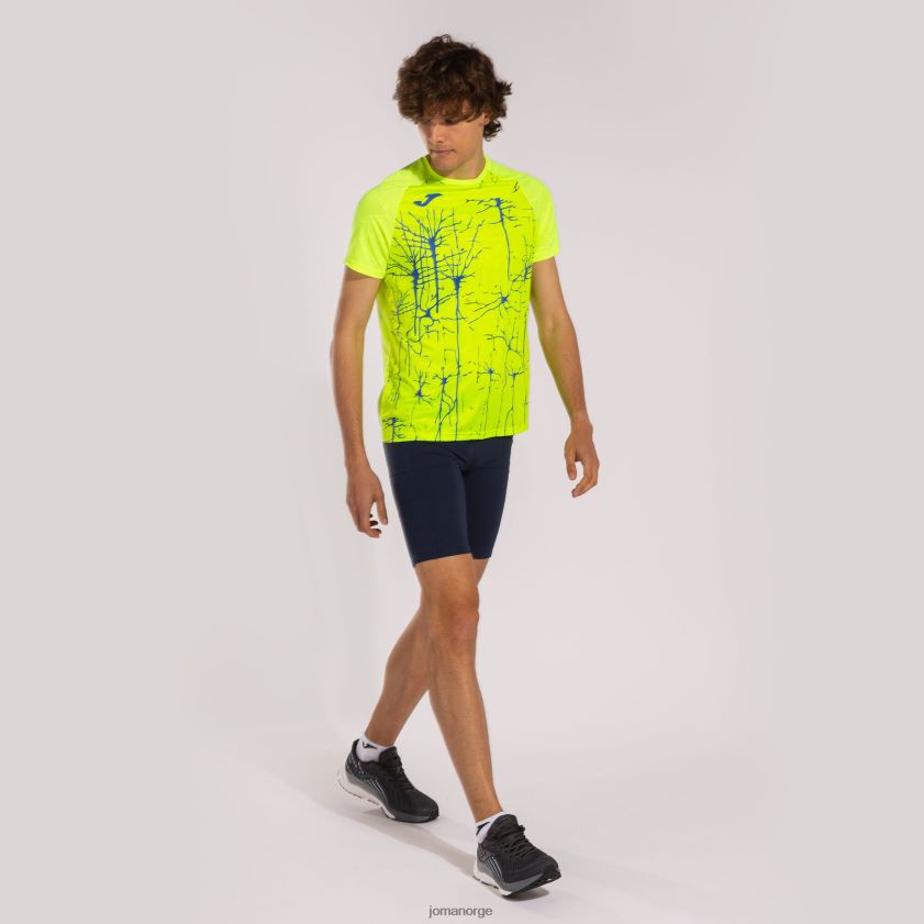 nei Joma skjorte kortermet elite ix fluorescerende gul FBD0T04328 menn
