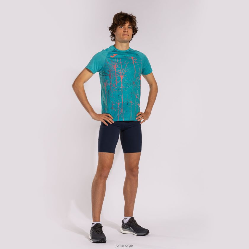 nei Joma skjorte kortermet elite ix turkis FBD0T03269 menn