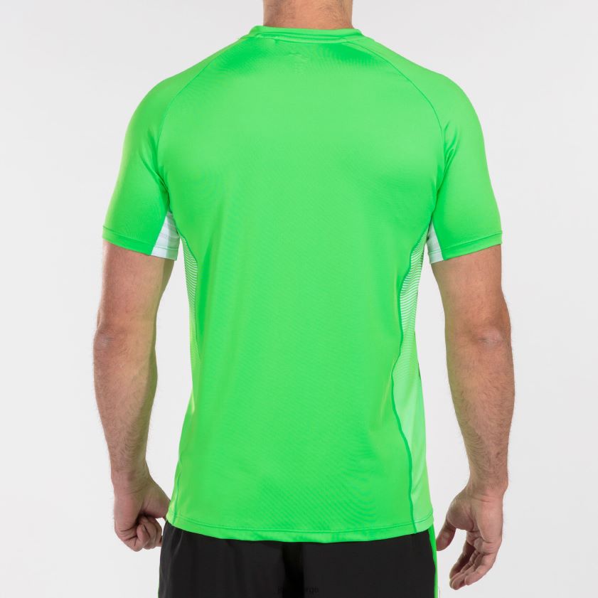 nei Joma skjorte kortermet elite vii fluorescerende grønn hvit FBD0T03021 menn