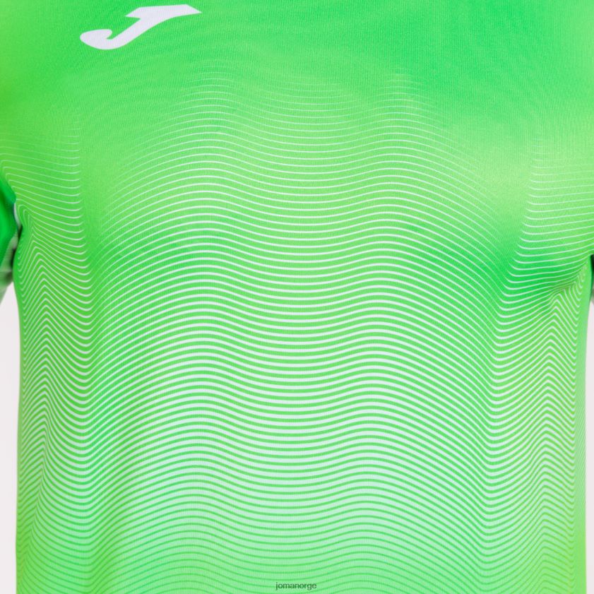 nei Joma skjorte kortermet elite vii fluorescerende grønn hvit FBD0T03021 menn