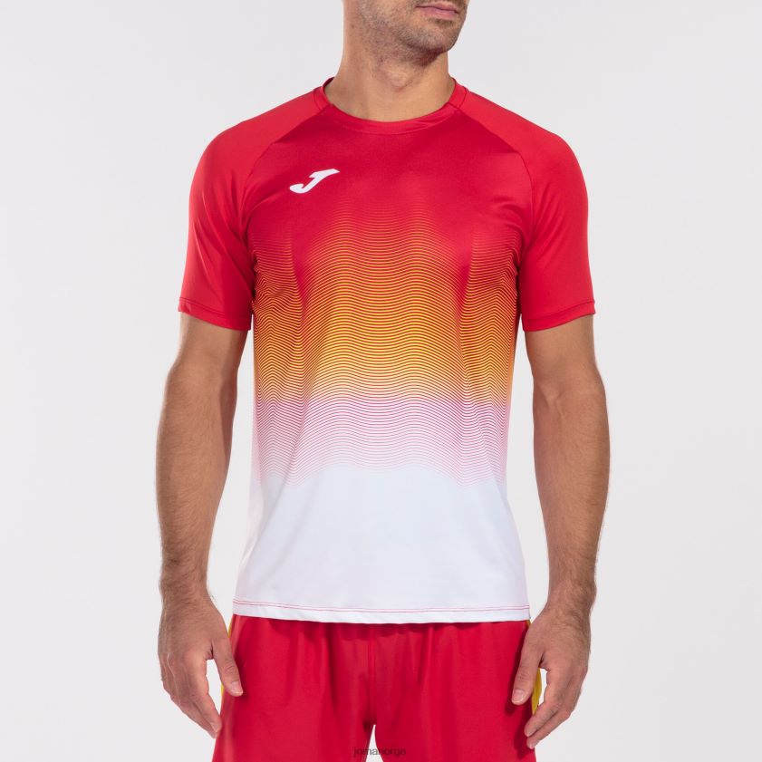 nei Joma skjorte kortermet elite vii rød hvit gul FBD0T01209 menn