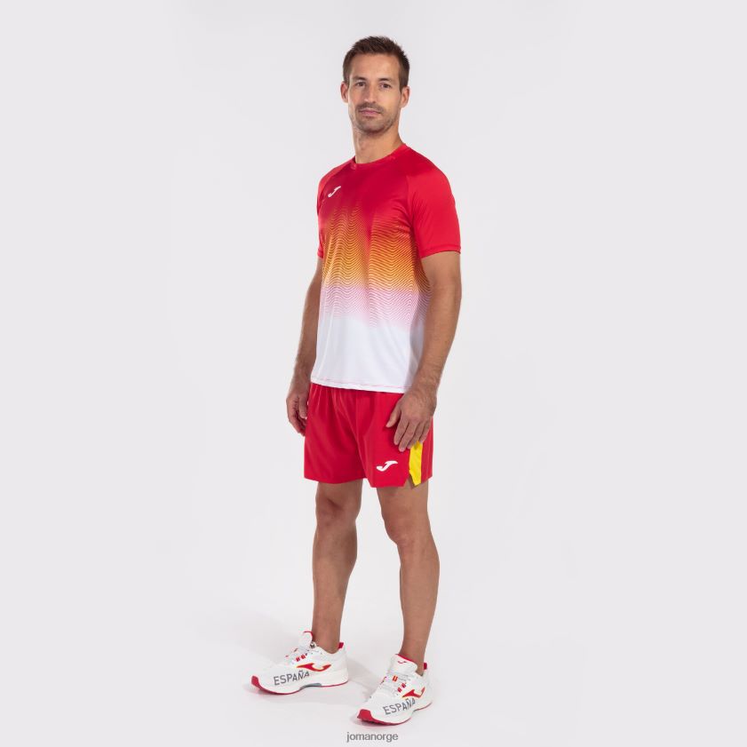 nei Joma skjorte kortermet elite vii rød hvit gul FBD0T01209 menn