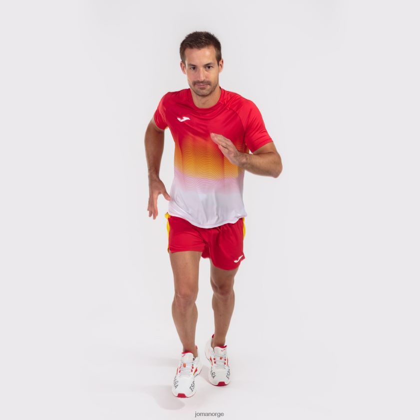 nei Joma skjorte kortermet elite vii rød hvit gul FBD0T01209 menn