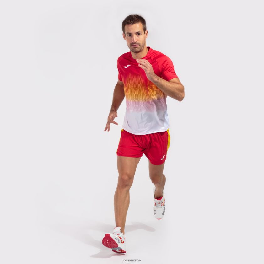 nei Joma skjorte kortermet elite vii rød hvit gul FBD0T01209 menn