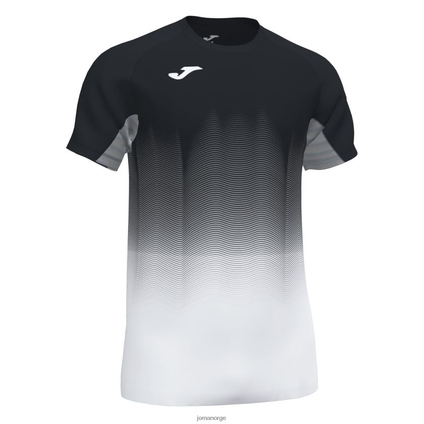 nei Joma skjorte kortermet elite vii svart hvit grå FBD0T0287 menn