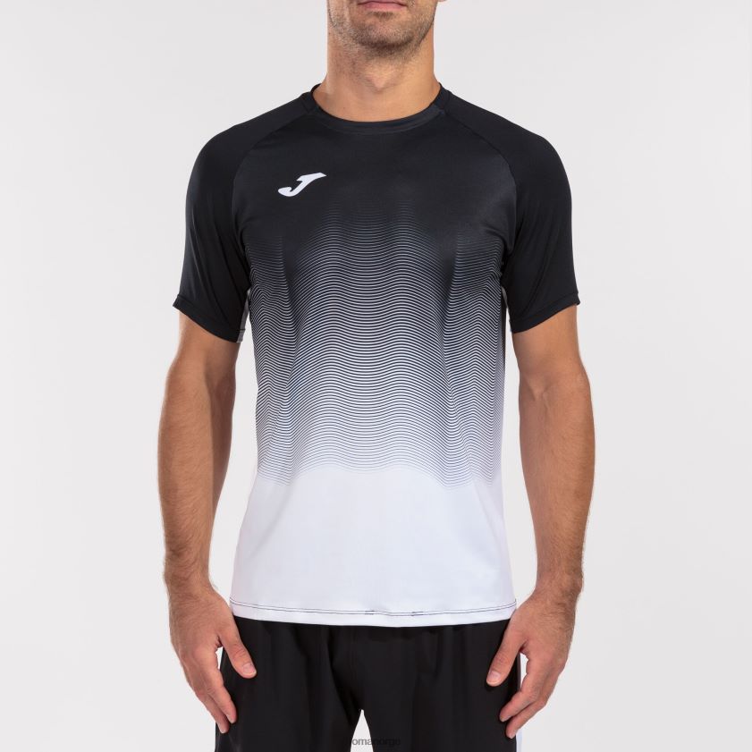nei Joma skjorte kortermet elite vii svart hvit grå FBD0T0287 menn