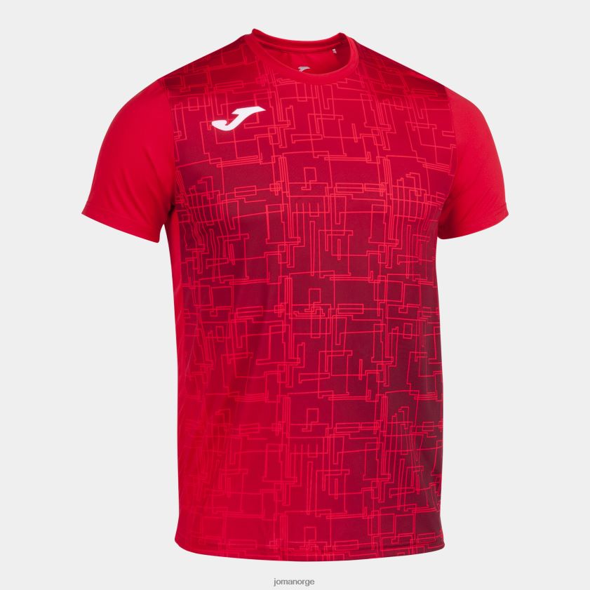 nei Joma skjorte kortermet elite viii rød FBD0T01196 menn