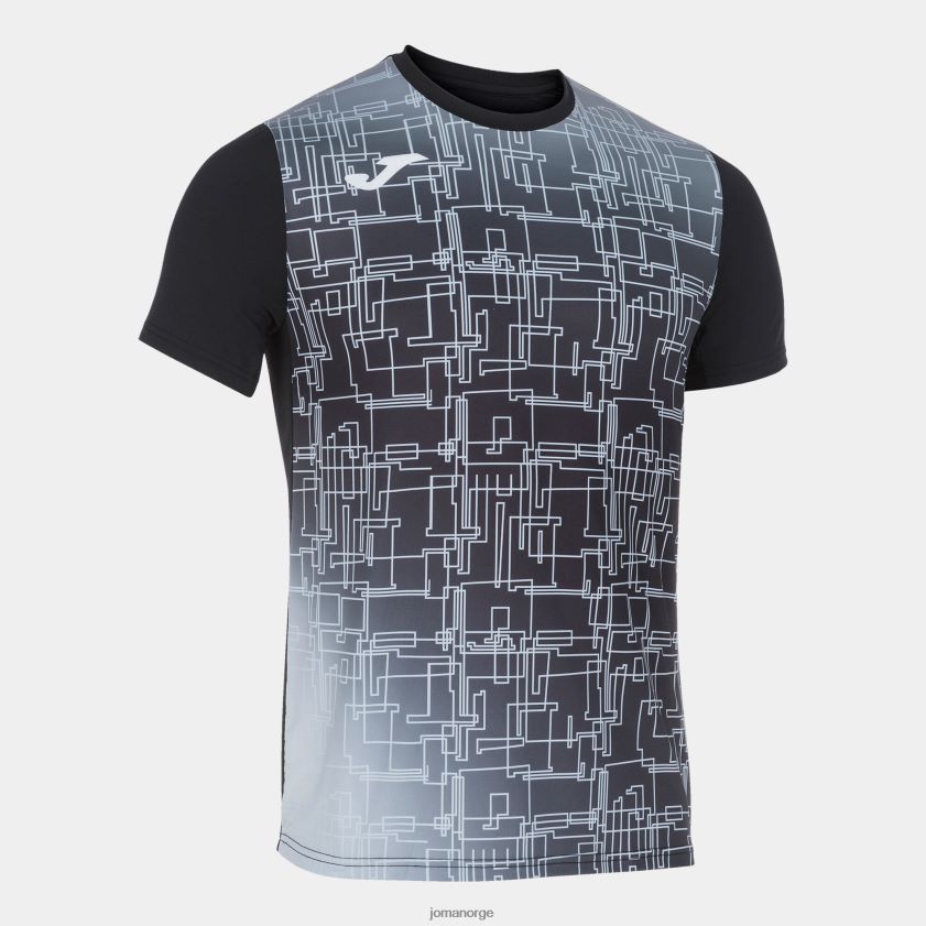nei Joma skjorte kortermet elite viii svart FBD0T0985 menn