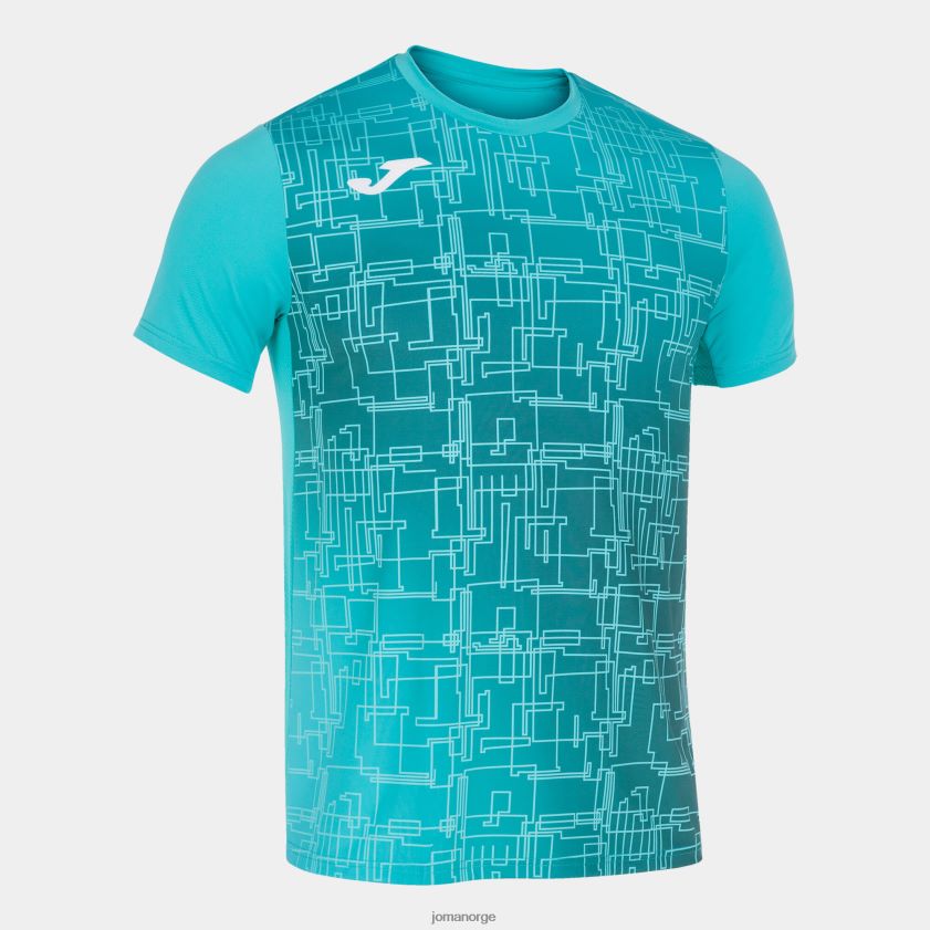 nei Joma skjorte kortermet elite viii turkis FBD0T0449 menn