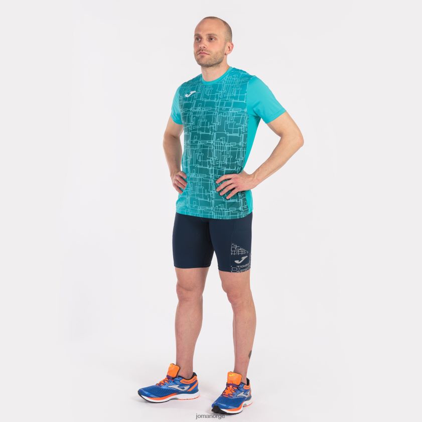 nei Joma skjorte kortermet elite viii turkis FBD0T0449 menn