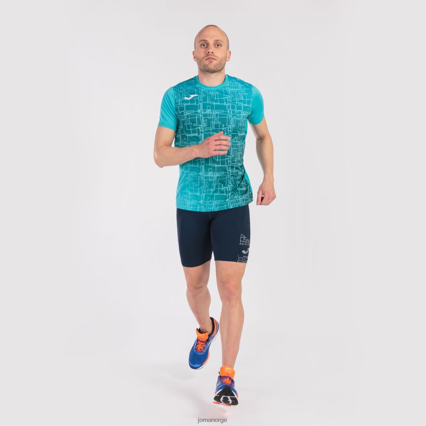 nei Joma skjorte kortermet elite viii turkis FBD0T0449 menn