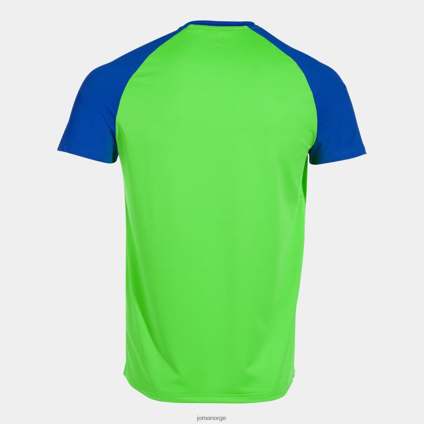 nei Joma skjorte kortermet elite x fluorescerende grønn kongeblå FBD0T0239 menn
