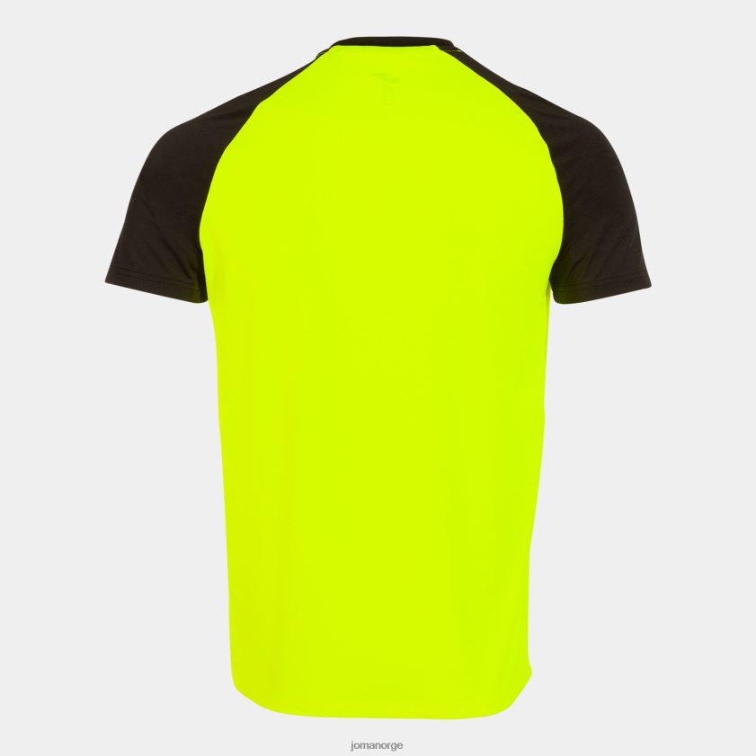 nei Joma skjorte kortermet elite x fluorescerende gul svart FBD0T0896 menn