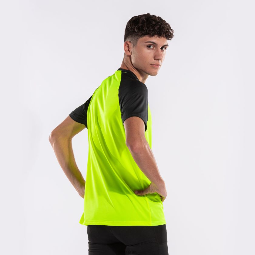 nei Joma skjorte kortermet elite x fluorescerende gul svart FBD0T0896 menn