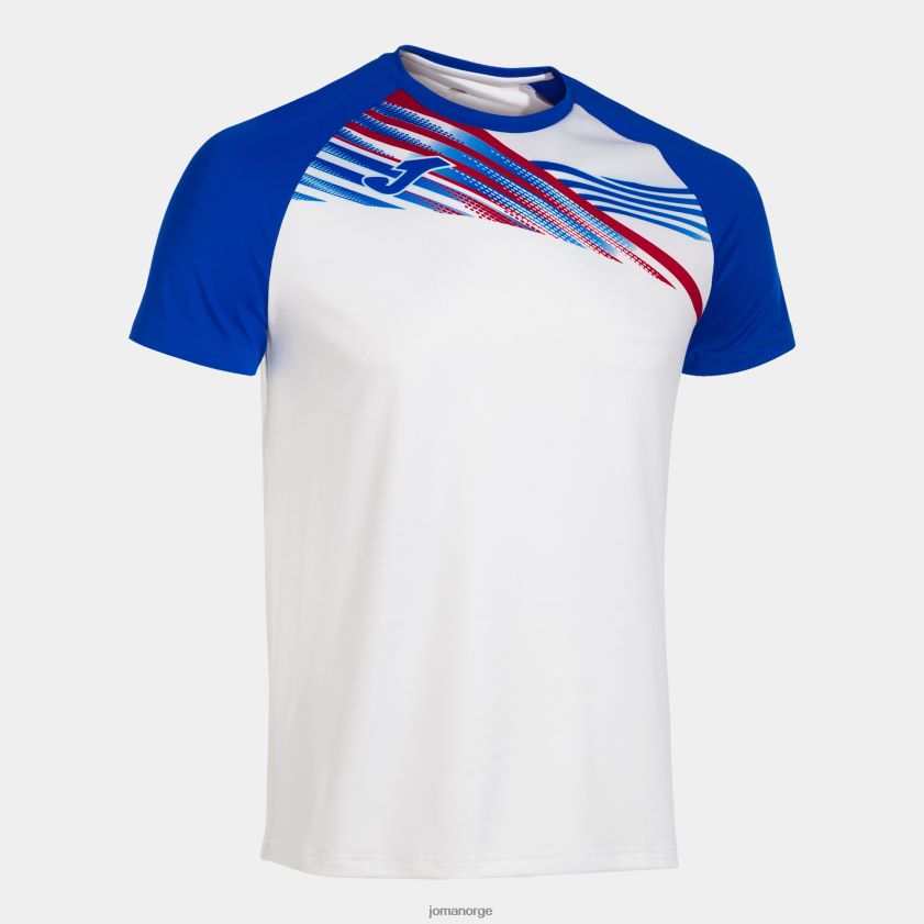 nei Joma skjorte kortermet elite x hvit kongeblå FBD0T0639 menn