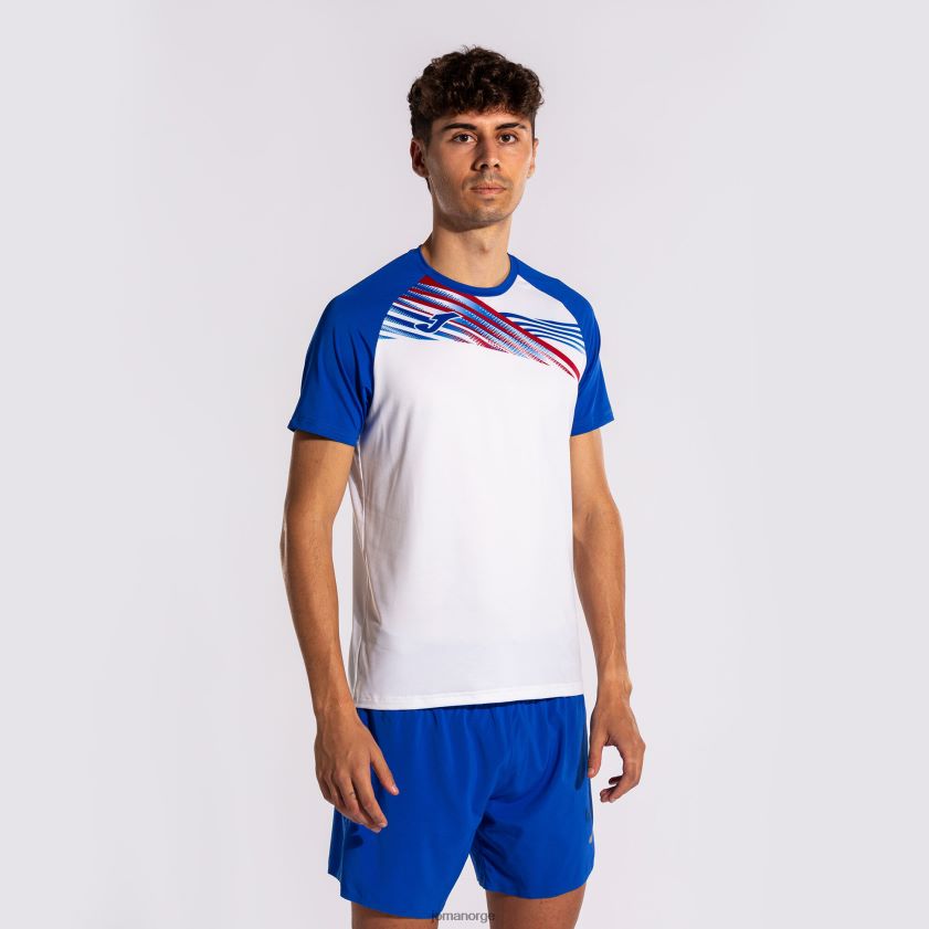 nei Joma skjorte kortermet elite x hvit kongeblå FBD0T0639 menn