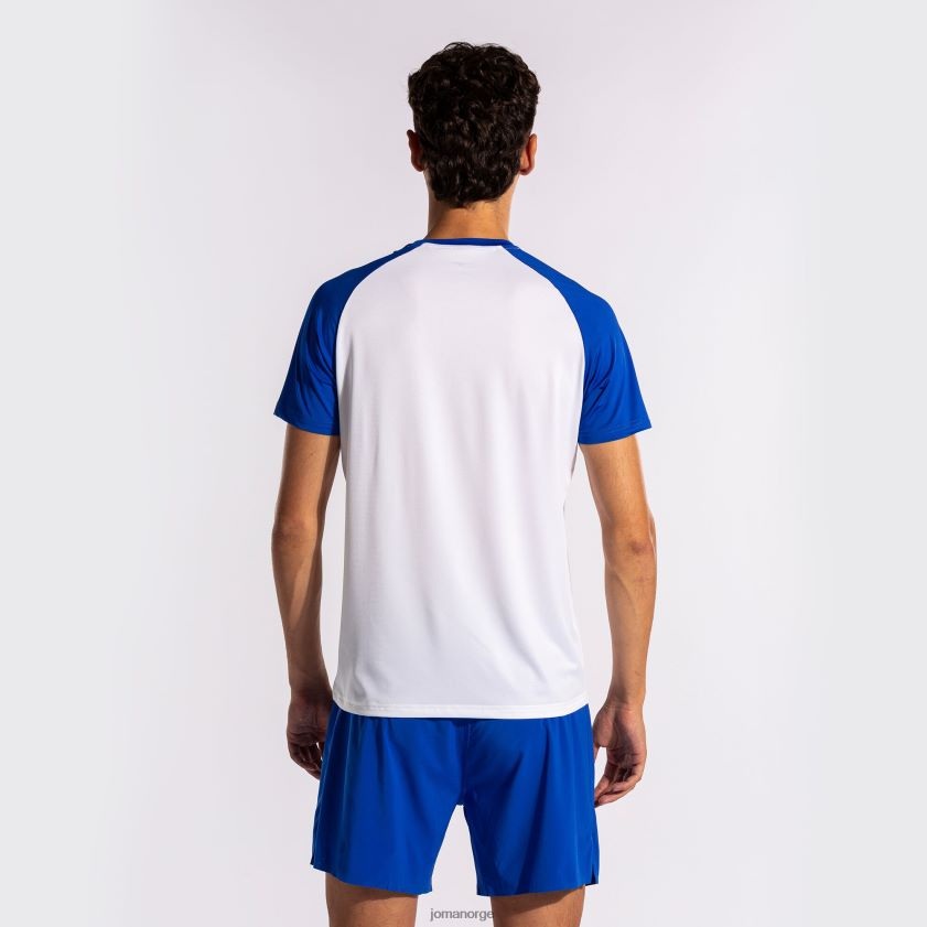 nei Joma skjorte kortermet elite x hvit kongeblå FBD0T0639 menn