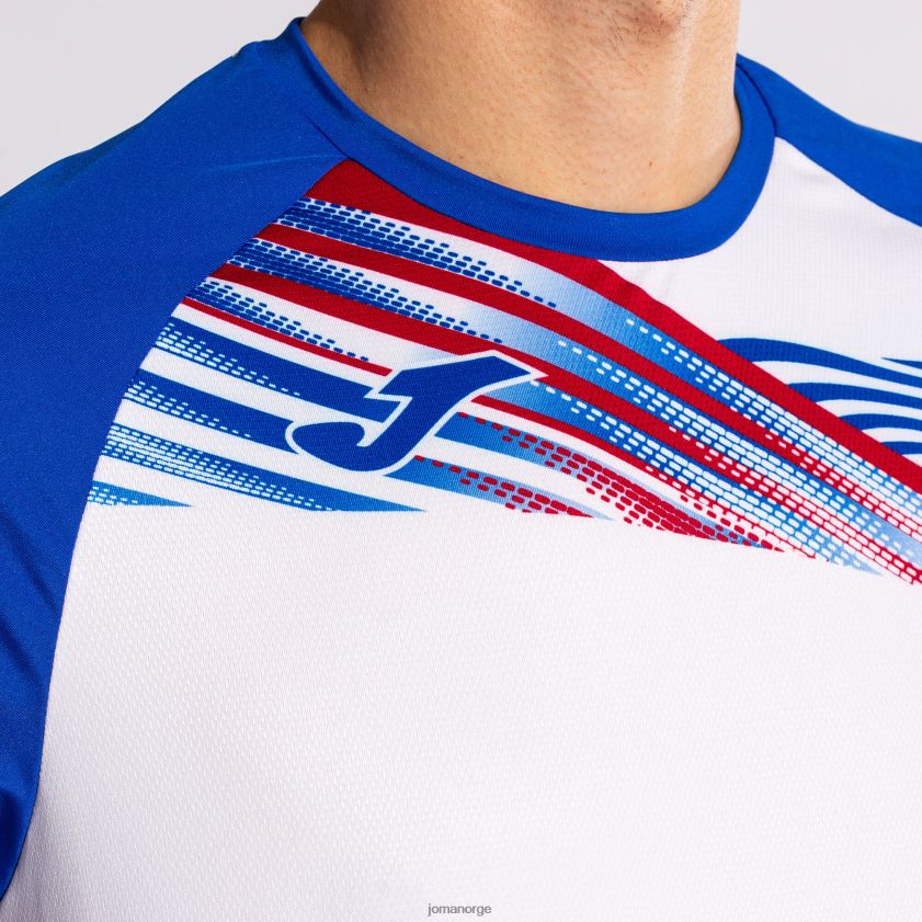 nei Joma skjorte kortermet elite x hvit kongeblå FBD0T0639 menn