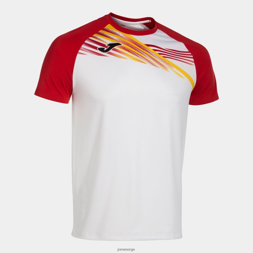 nei Joma skjorte kortermet elite x hvit rød FBD0T0196 menn