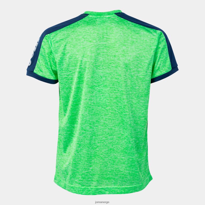nei Joma skjorte kortermet escanu fluorescerende grønn melange grå marineblå FBD0T0684 menn
