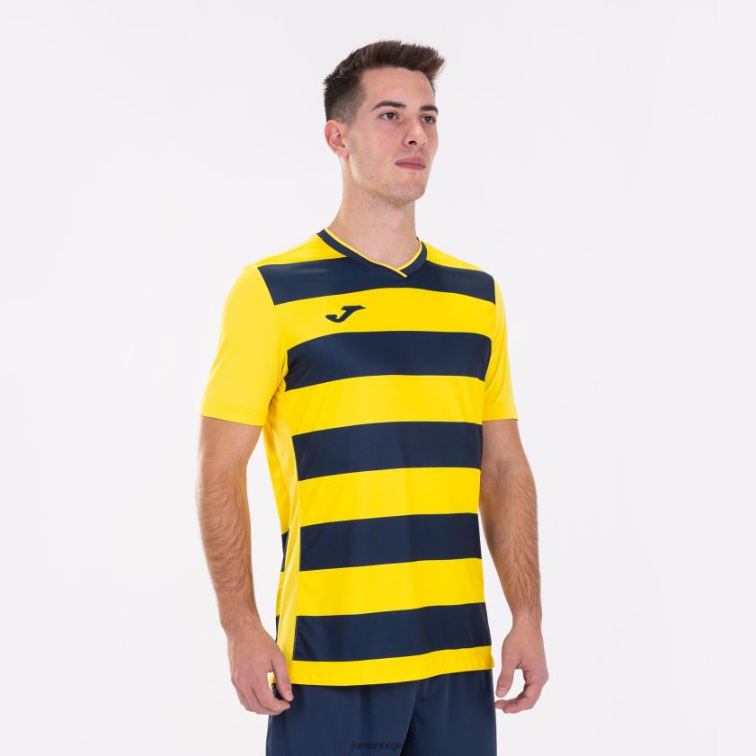 nei Joma skjorte kortermet europa iv gul marineblå FBD0T04399 menn