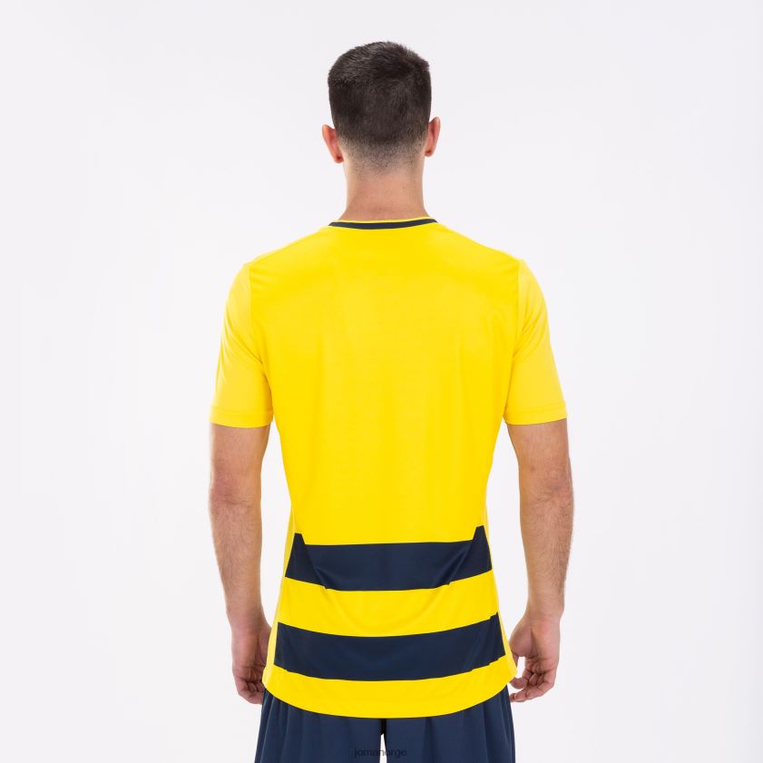 nei Joma skjorte kortermet europa iv gul marineblå FBD0T04399 menn