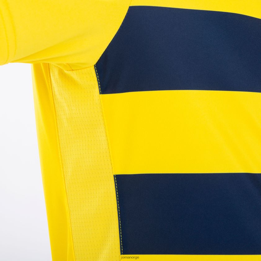 nei Joma skjorte kortermet europa iv gul marineblå FBD0T04399 menn
