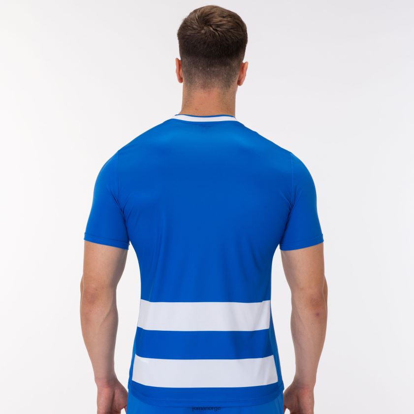 nei Joma skjorte kortermet europa iv kongeblå hvit FBD0T03133 menn