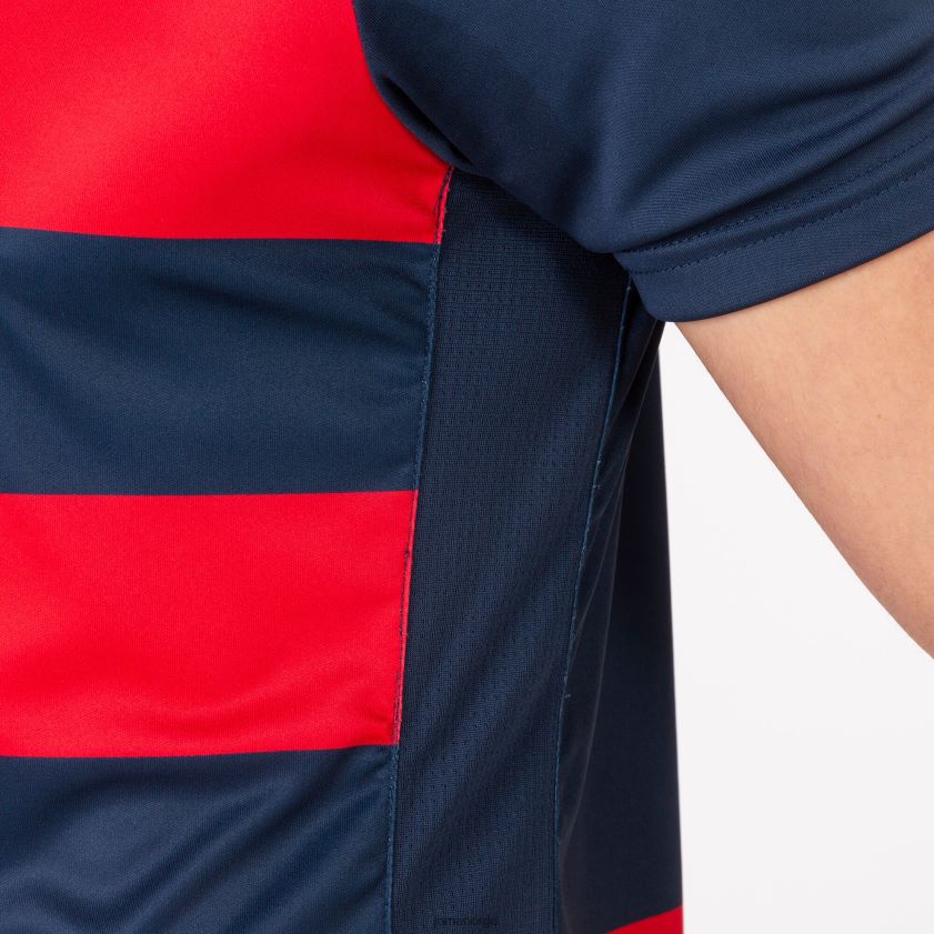 nei Joma skjorte kortermet europa iv marineblå rød FBD0T03130 menn