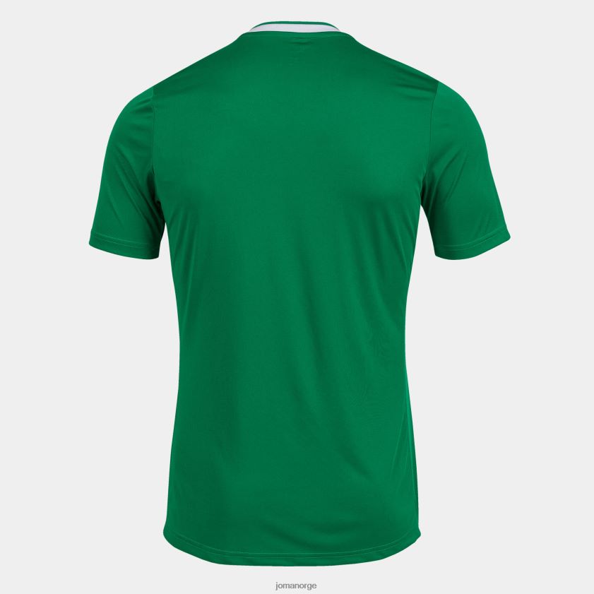 nei Joma skjorte kortermet europa v grønn hvit FBD0T03445 menn