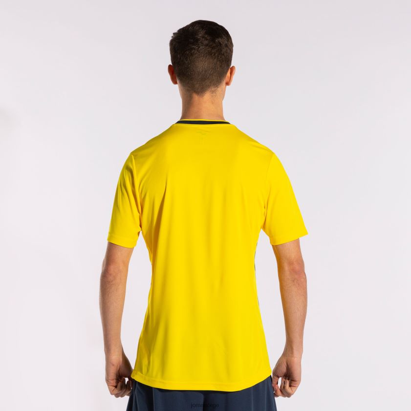 nei Joma skjorte kortermet europa v gul marineblå FBD0T0721 menn