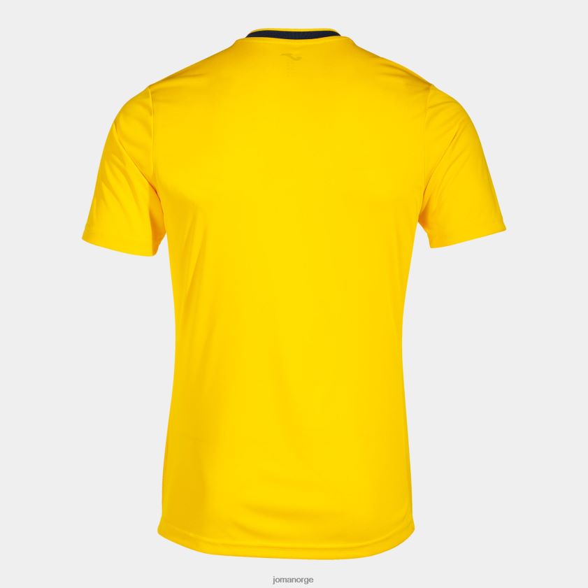 nei Joma skjorte kortermet europa v gul marineblå FBD0T0721 menn
