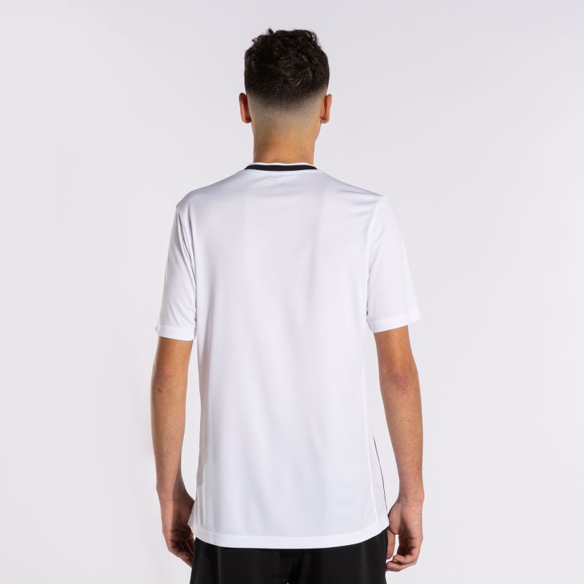 nei Joma skjorte kortermet europa v hvit svart FBD0T01251 menn