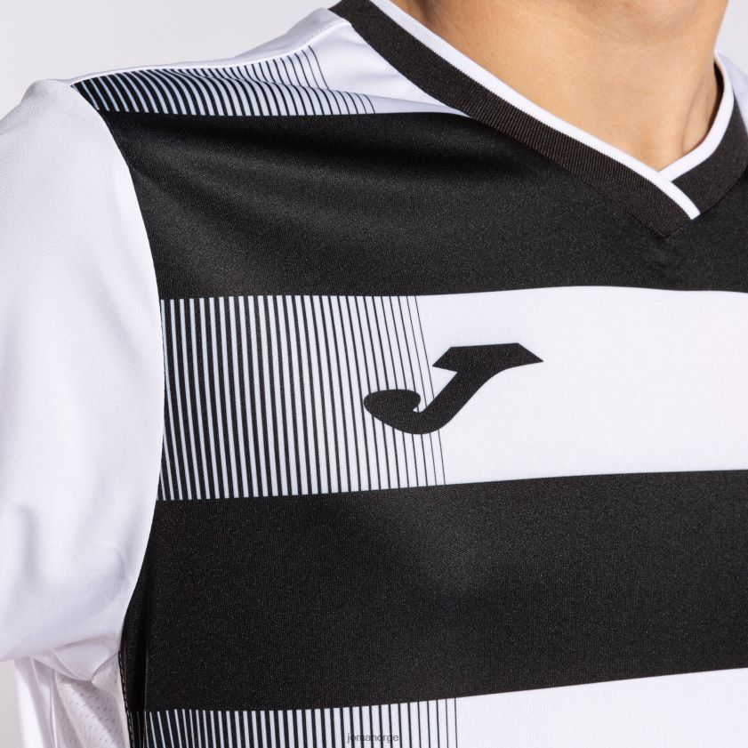 nei Joma skjorte kortermet europa v hvit svart FBD0T01251 menn